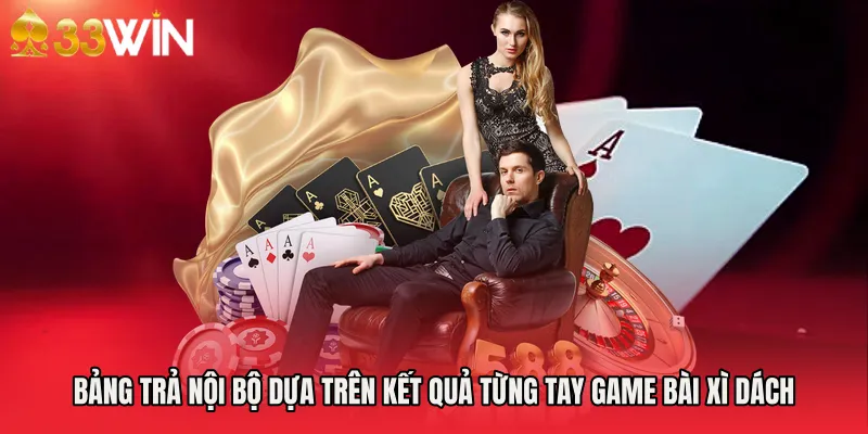 Bảng trả nội bộ dựa trên kết quả từng tay Game bài Xì Dách