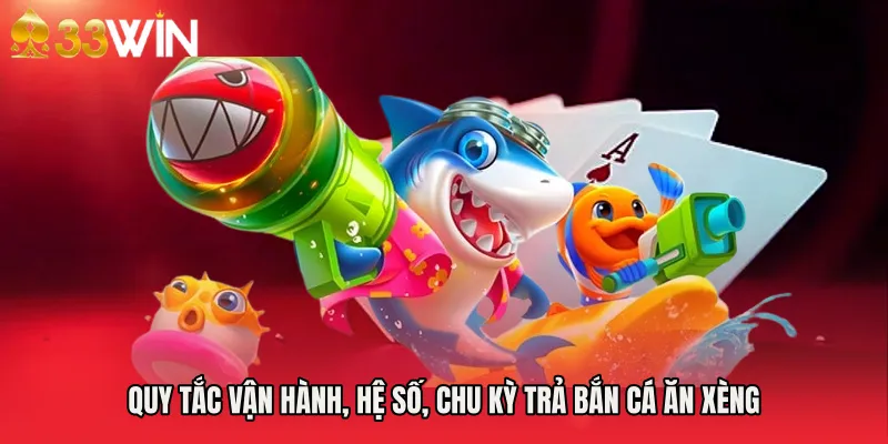 Quy tắc vận hành, hệ số, chu kỳ trả Bắn cá ăn xèng